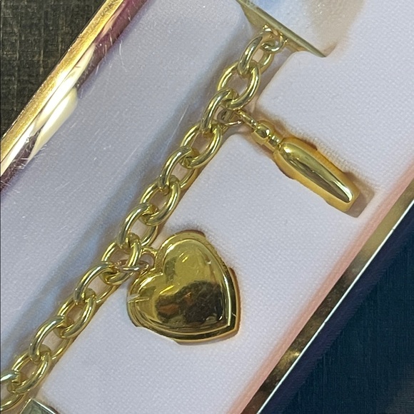 NIB Estee Lauder Limited Edition “Golden Icons” Charm Bracelet - Picture 6 of 8